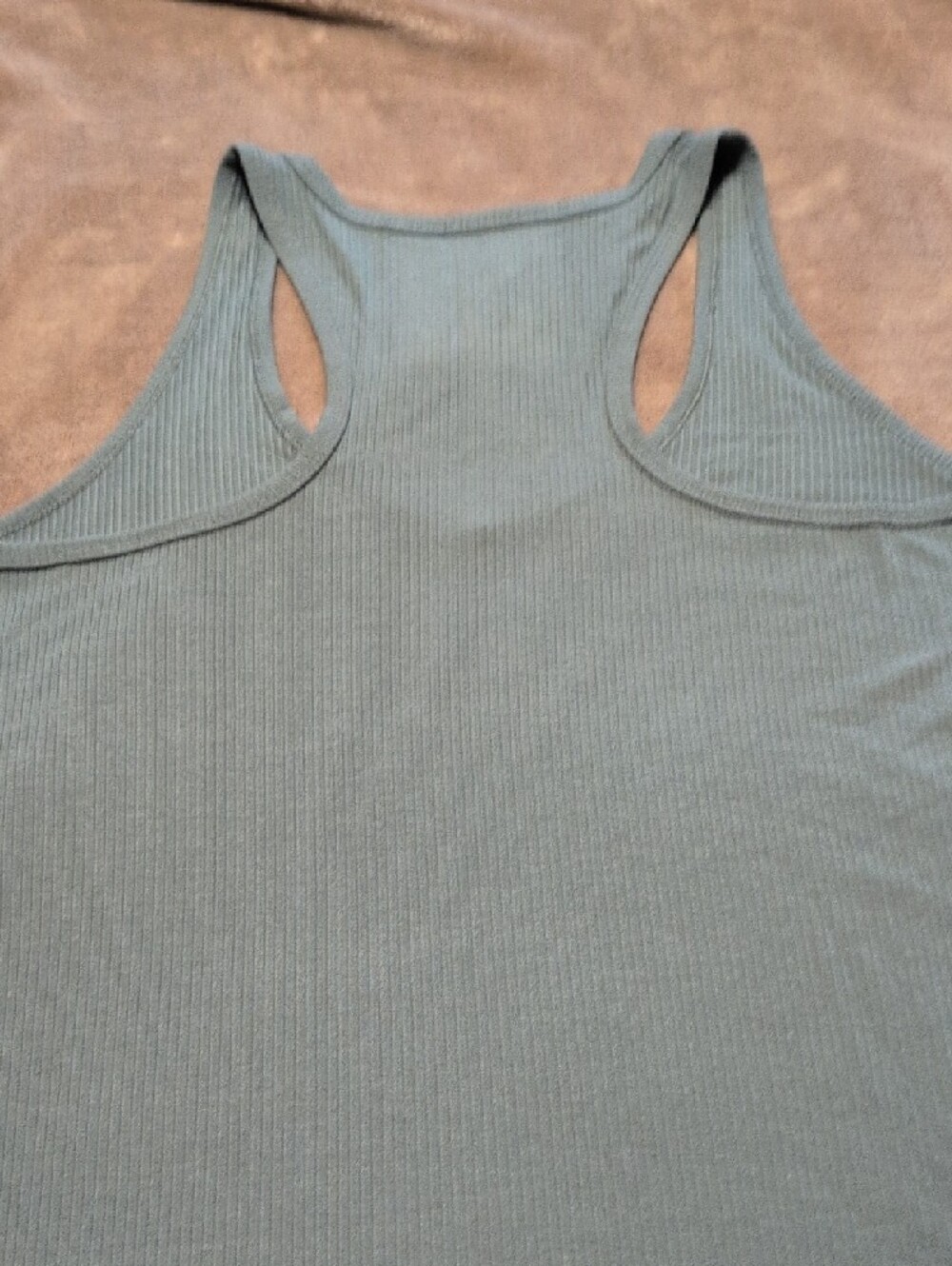 torrid Ribbed Racerback Tank - Sage Green Size 0 (12) - Picture 4 of 4